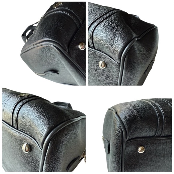 MCM Black Leather Satchel - Picture 8 of 10